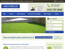 Tablet Screenshot of gardeners-in-birmingham.co.uk